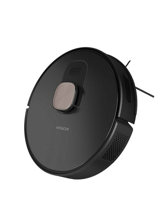 هيتاشي 5000Pa Wet and Dry Floor Robot Vacuum Cleaner 9.45 x 34.2 x 34.2 cm 200 W RV-X20PBKCG Black - Image 2