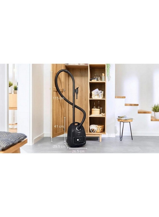 بوش مكنسة كهربائية 850 واط سلسلة 4 مع أكياس باللون الأسود سعة 4 لترات - Image 2