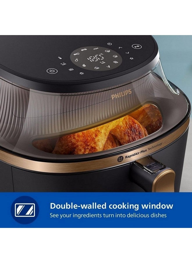 Philips 3000 Series RapidAir Plus Technology Air Fryer 7.2 L 2000 W NA342/00 Black - Image 3