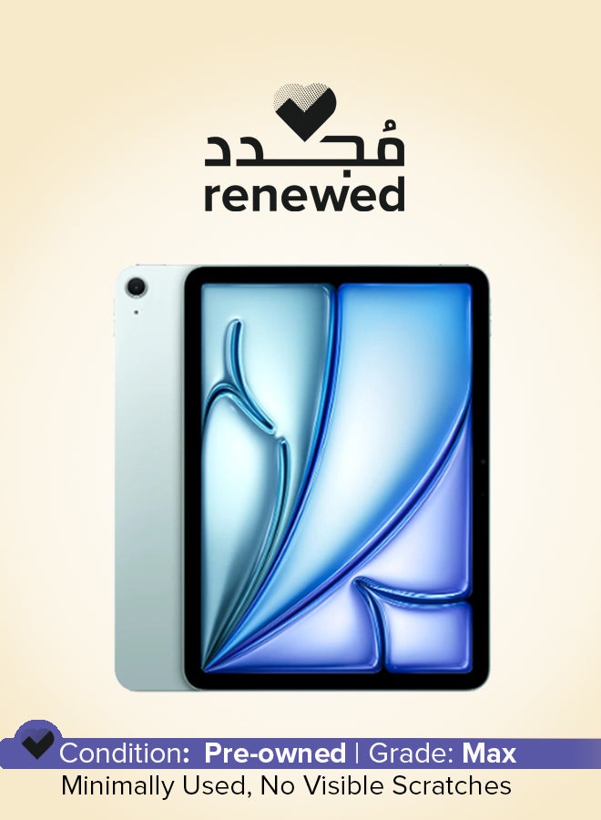 Apple Renewed - iPad Air 2025 (7th Generation) M3 11-Inch Wi-Fi 128GB Blue - International Version - Image 1