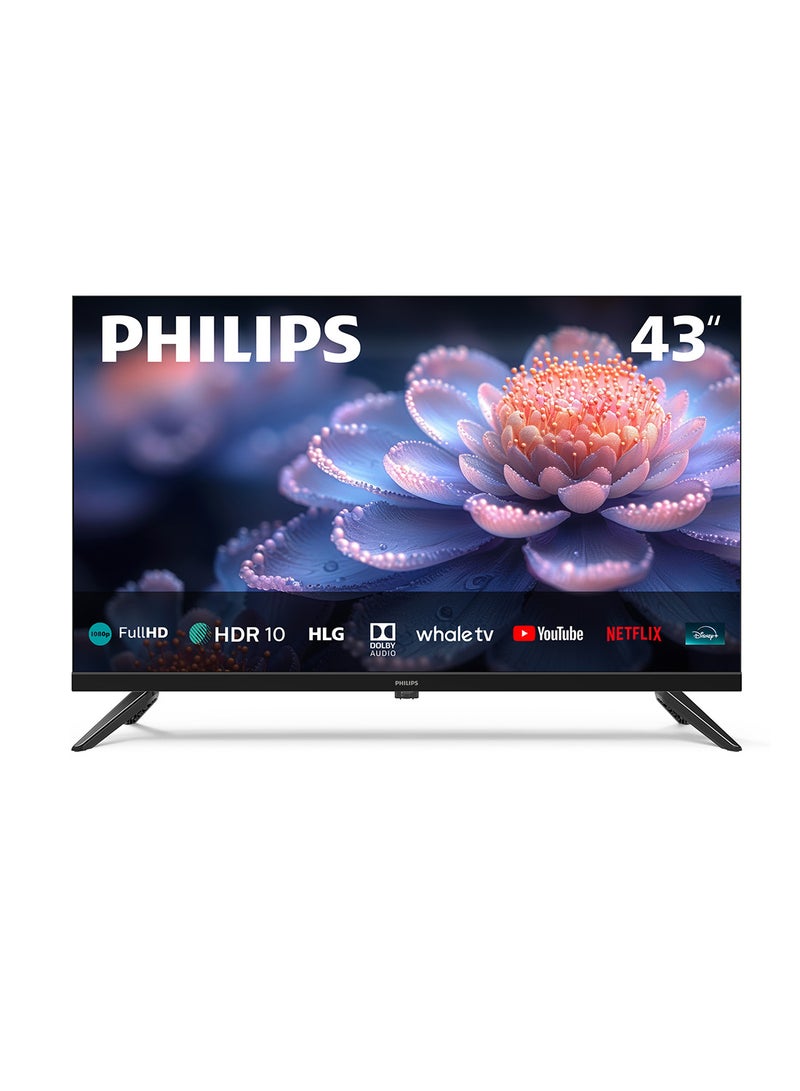 Philips 43" Smart LED TV – Full HD Brilliance with Whale OS & Dolby Audio | Sleek Design, Endless Streaming 43PFT6120 Black - Image 1
