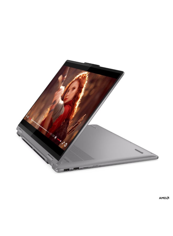 Lenovo Yoga 7 2-in-1 16AHP9 16" WUXGA IPS Touch Convertible Laptop, AMD Ryzen 7 8840HS CPU, 16GB LPDDR5x RAM, 512GB SSD, AMD Radeon 780M Graphics, Wi-Fi 6E, Fingerprint Reader, Windows 11, Arctic Grey English Arctic Grey - Image 4