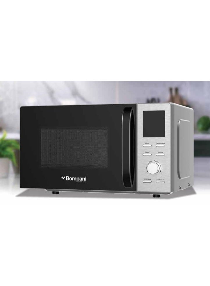 20L Digital Microwave Oven 700W LCD Display, 5 Power Levels, Defrost & Reheat Function, Child Lock – ( 1 Year Warranty) 20 L 1100 W BMO20DSI silver
