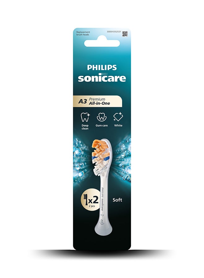 فيليبس سونيكير رأس فرشاة سونيكير الكل في واحد 2PK HX9092/14 - Image 1