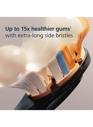 Philips Sonicare A3 All in One sonic toothbrush heads, Soft. Includes 2 Brush Heads, black colour. black 29 Gram - view 5