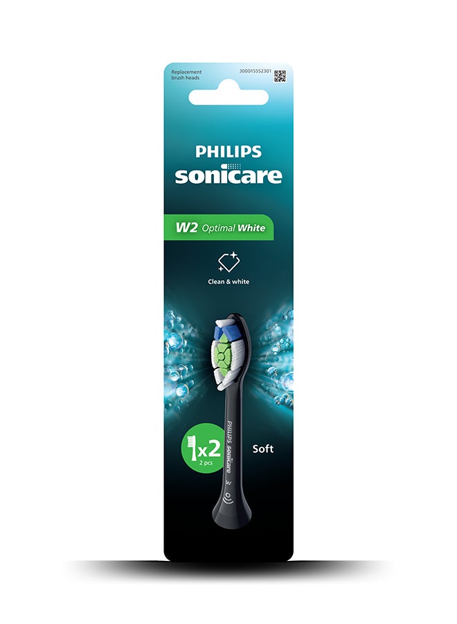 فيليبس رأس فرشاة سونيكير أوبتيمال وايت 2PK HX6062/91 - Image 1