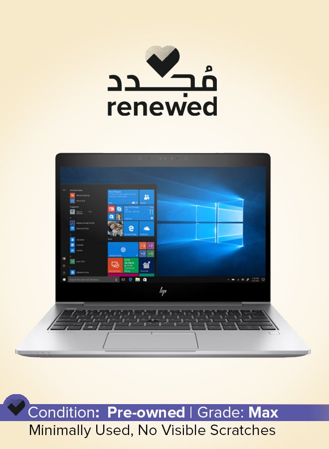 HP Renewed - Elitebook 830 G5 Laptop With 13.3-Inch Display, Intel Core i5 Processor/8th Gen/8GB RAM/256GB SSD/Intel HD Graphics English silver - Image 1
