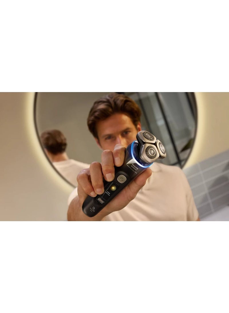 Philips i9000 Prestige Ultra Wet&Dry Electric Shaver with SenseIQ Pro,XP9405/53 Black Gradient - Image 3