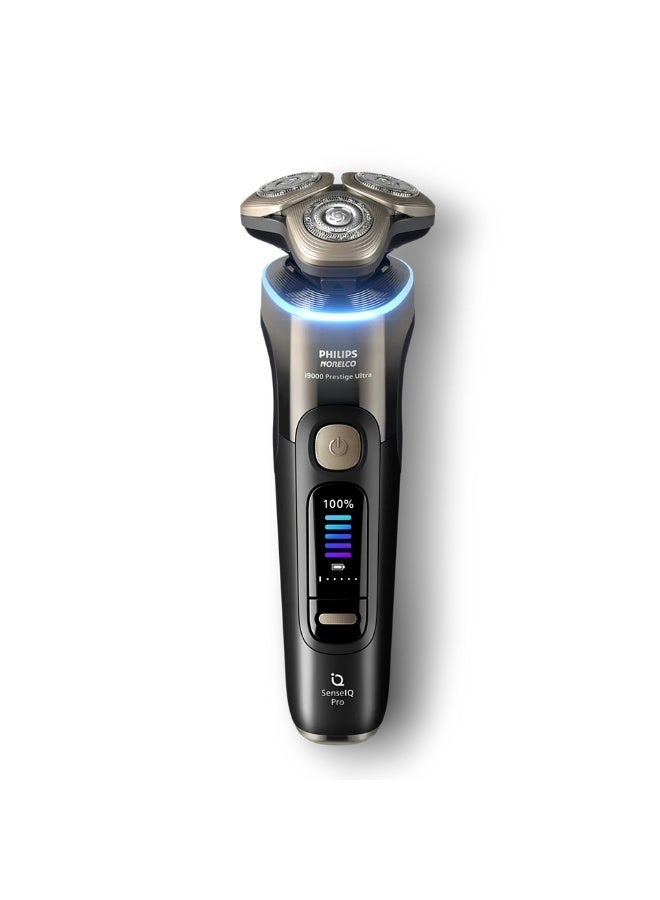 Philips i9000 Prestige Ultra Wet&Dry Electric Shaver with SenseIQ Pro,XP9405/53 Black Gradient - Image 1