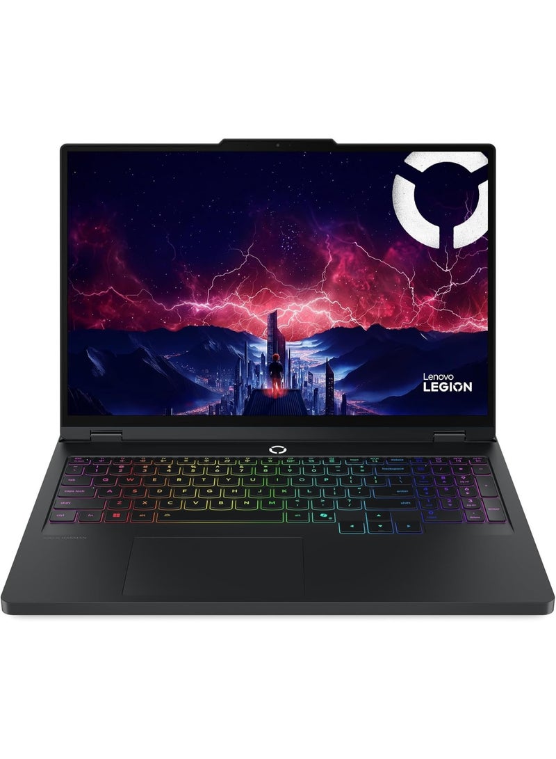 Lenovo Legion  Pro 5 16ADR10 Gaming Laptop, 16" WQXGA OLED 165Hz Display, AMD Ryzen 7 8745HX, 32GB DDR5 RAM, 1TB SSD, NVIDIA GeForce RTX 5060 8GB, RGB Backlit ENG Keyboard, Win 11 English Eclipse Black - Image 1