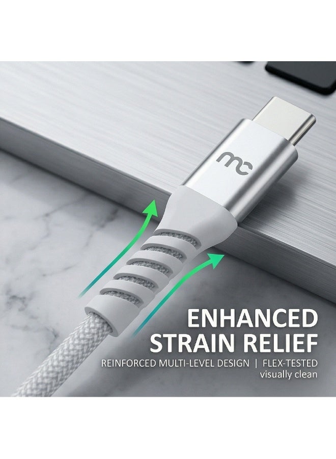 ماي كاندي كابل شحن ومزامنة مضفر USB-A إلى Type-C 1.2 متر C-D100A2C - Image 4