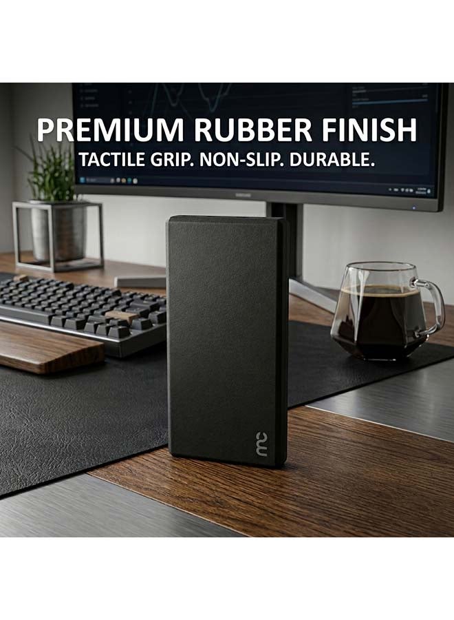 ماي كاندي PB-C150 باور بانك 10000 مللي أمبير 22.5 واط USB-C PD للشحن السريع، أسود - Image 4