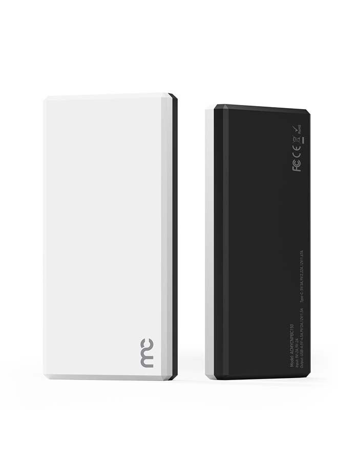 ماي كاندي PB-C150 باور بانك 10000 مللي أمبير 22.5 واط USB-C PD للشحن السريع، أبيض - Image 2