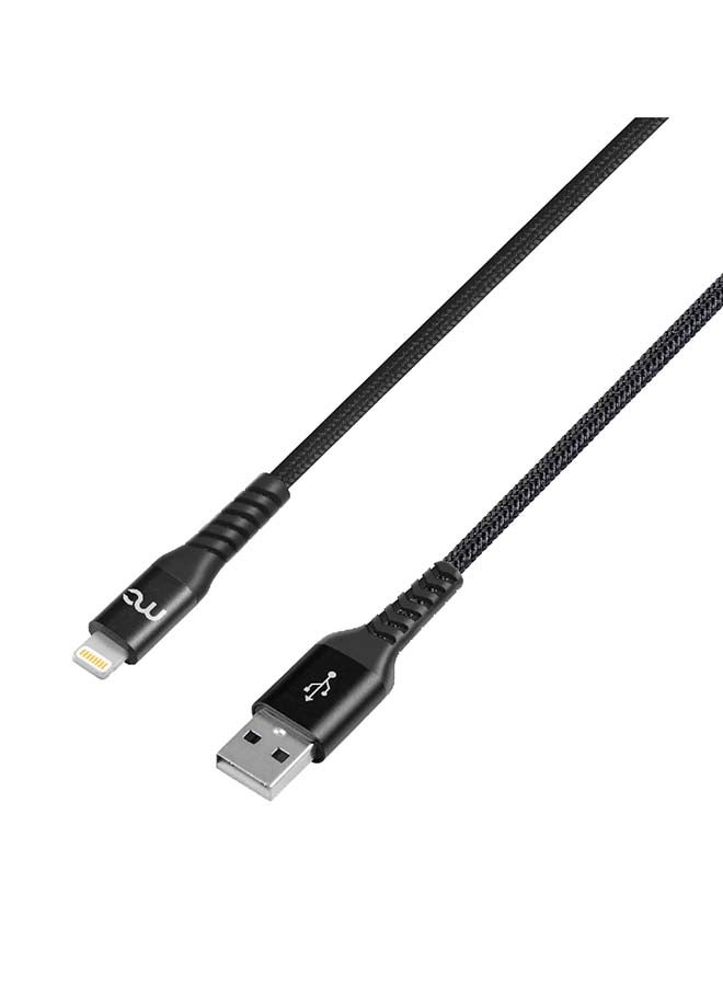 ماي كاندي كابل شحن ونقل بيانات USB-A إلى لايتنينج معتمد MFi بطول 1.2 متر وقدرة 18 واط، أسود - Image 2