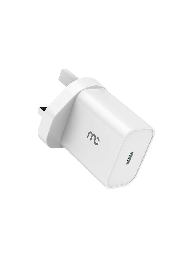 ماي كاندي شاحن حائط سريع Tc-D33 33W Usb-C Pd لأجهزة Iphone و Samsung وأجهزة Usb-C، أبيض - Image 2