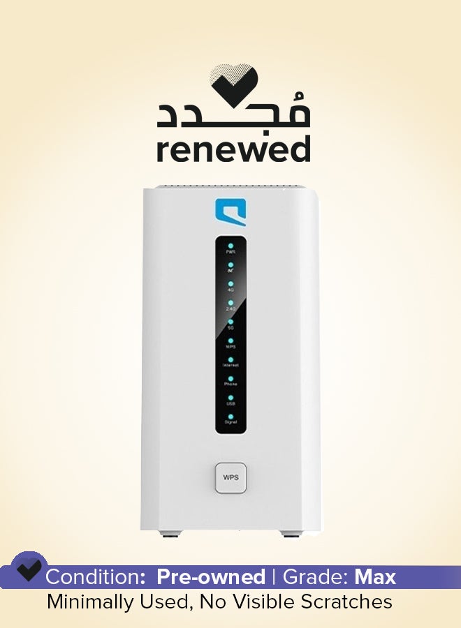 Mobily Renewed - Air Fiber 5G Router With High Speed Wi‑Fi6 AX1800 | 5G up to 1800 Mbps , 5G High - speeds Connection up to 5Gbps Download Speed| Connect up to 32 devices | Supports Mobily Network Only | DWR-2000M/MOB white - Image 1
