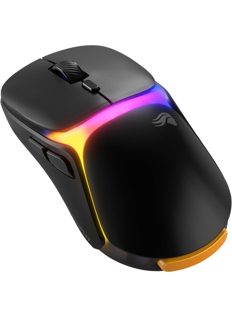 Glorious Gaming Model O3 Wireless Gaming Mouse - InfinitePlay Swappable Battery System, 8k Polling, 130M Click Optical Switches, Ultralight 66g, 30K DPI Optical Sensor, RGB - Black - Image 1