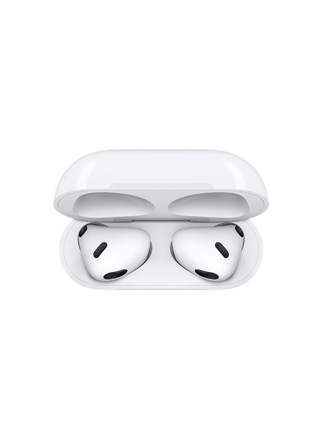 Apple Refurbished - AirPods (3rd generation) with Lightning Charging Case White - Image 5