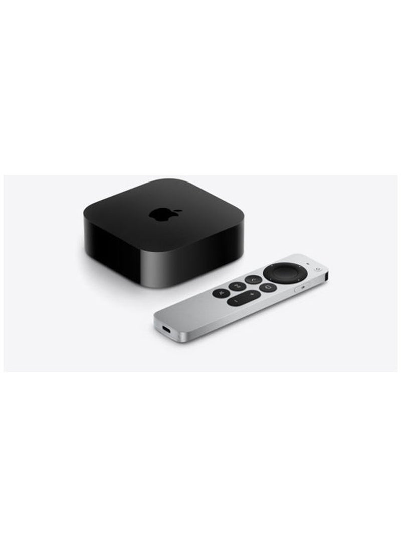 ابل  Renewed - TV 4K Wi‑Fi + Ethernet With 128GB Storage, 3rd Gen Black - Image 2