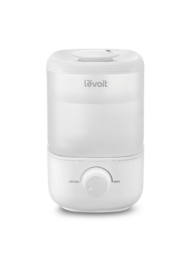 LEVOIT Humidifier for Bedroom, Ultra-Quiet 23dB, Easy to Fill & Clean, Cool Mist Air Humidifier for Home, Baby Nursery & Plants with 360° Rotation Nozzle, Auto Shut-off and Top Fill, Up to 25H Classic 160 white - Image 1