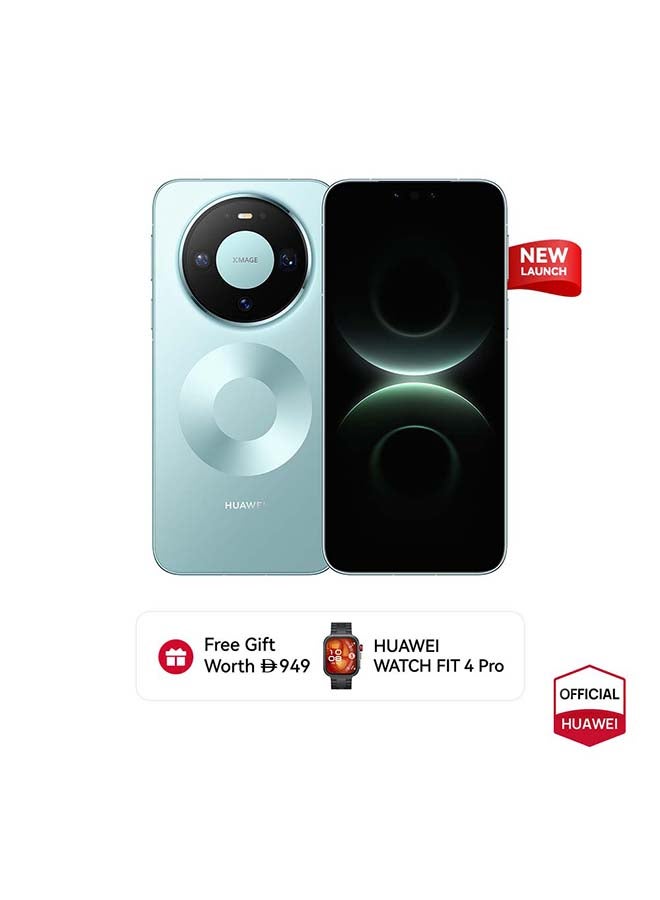 هواوي ميت 80 برو ثنائي الشريحة أخضر 16 جيجابايت رام 512 جيجابايت مع ساعة هواوي فيت 4 برو - نسخة الشرق الأوسط - Image 1