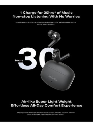 Wireless Earbuds – TWS Bluetooth 5.4 ANC Earbuds with Quad Mic ENC, 35 Hours Playtime, Low Latency Gaming Mode, IPX4 Water Resistant, 13mm Drivers, Charging Case – True Wireless Earbuds for iPhone, Samsung, Android – Green - view 5