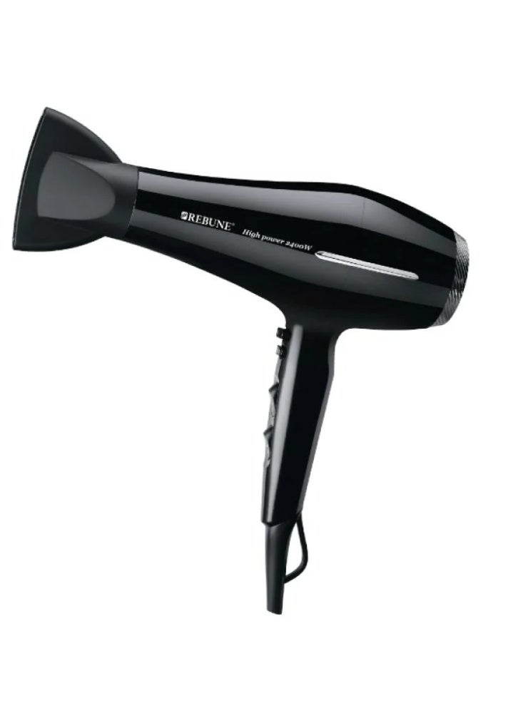 Professional Salon Hair Dryer 2400W – Black – Model RE-2177
