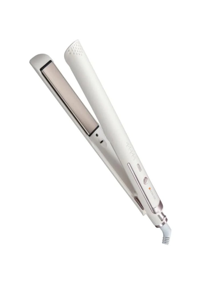 Hair Straightener – 40W with Temperature Control – White – Model RE-2169