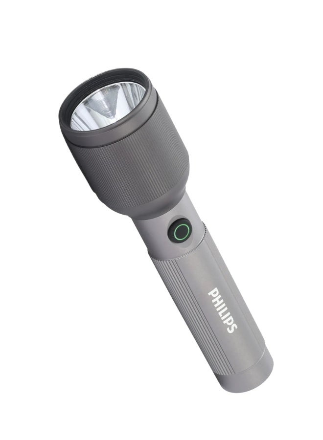 PHILIPS Rechargeable LED Flashlight Torch | 650 Lumens Brightness | Aircraft Aluminium Alloy Body | 450m Beam Range | 2000mAh Battery | Model SFL2242/56 | 2 Year Warranty Black - Image 2