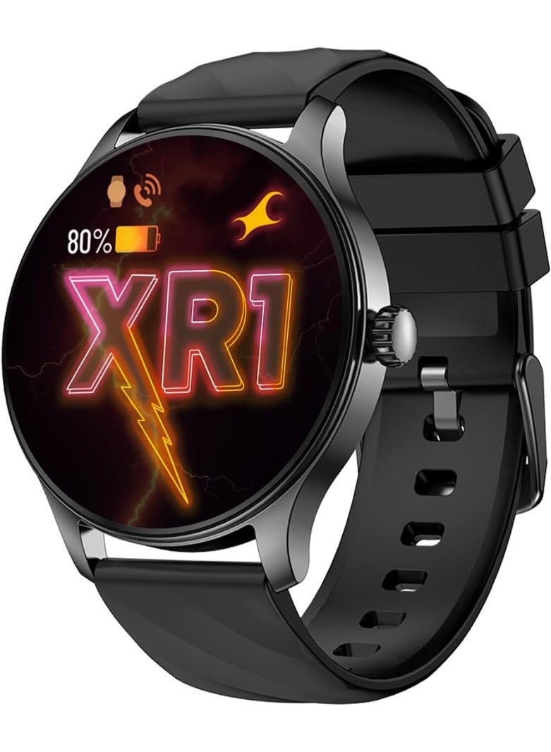 Fastrack Limitless FX1 Smartwatch with 1.38" HD Display|SingleSync BT Calling|AI Voice Assistant|100+ Sports Modes and Watchfaces|Upto 5 Day Battery Life Black - Image 1