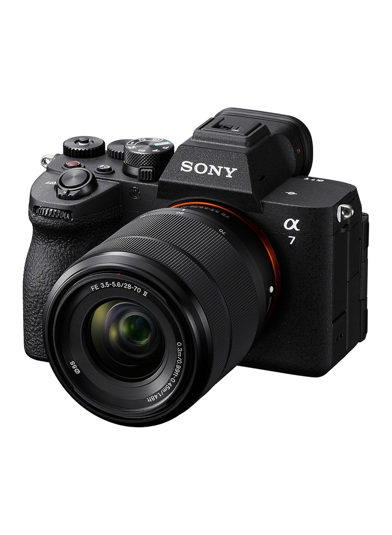 Sony Alpha 7 V Full-Frame Mirrorless Camera Kit - 33MP, 7.5-Stop IBIS, 4K with FE 28-70mm Lens (ILCE-7M5M) black - Image 2