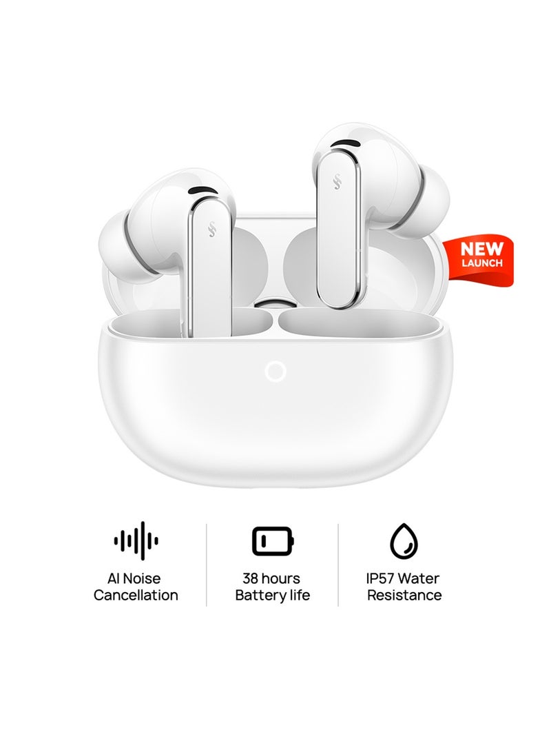هواوي فري بودز برو 5 سماعات أذن لاسلكية، إلغاء الضوضاء بالذكاء الاصطناعي مزدوج المحرك للأعمال والمكتب، ملائمة آمنة مع صوت غامر، مكالمات مستقرة، مقاومة للماء IP57 للرياضة، عمر بطارية طويل 38 ساعة - Image 1