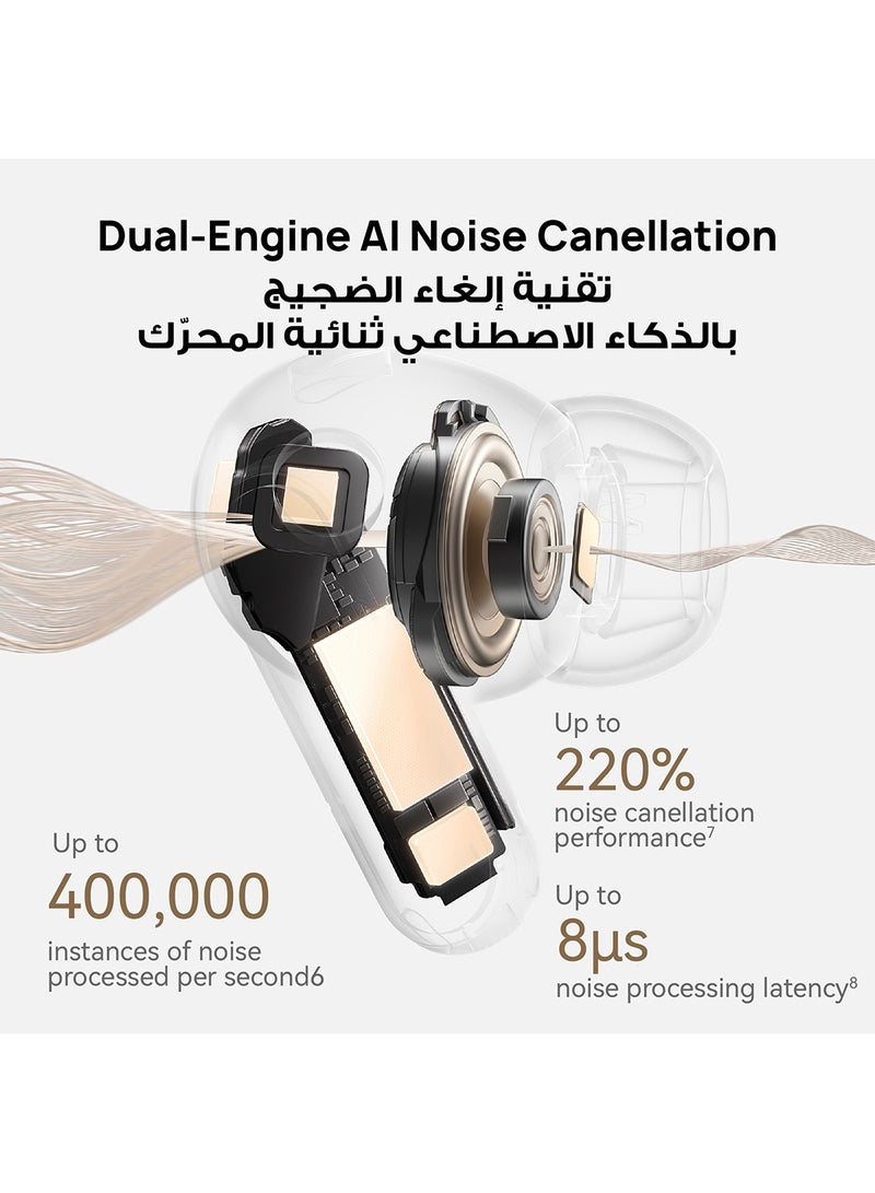 HUAWEI FreeBuds Pro 5 Wireless Earbuds, Dual-Engine AI Noise Cancellation for Business & Office, Secure Fit with Immersive Sound, Stable Calls, IP57 Waterproof for Sports, 38H Long Battery Life, blue - Image 2