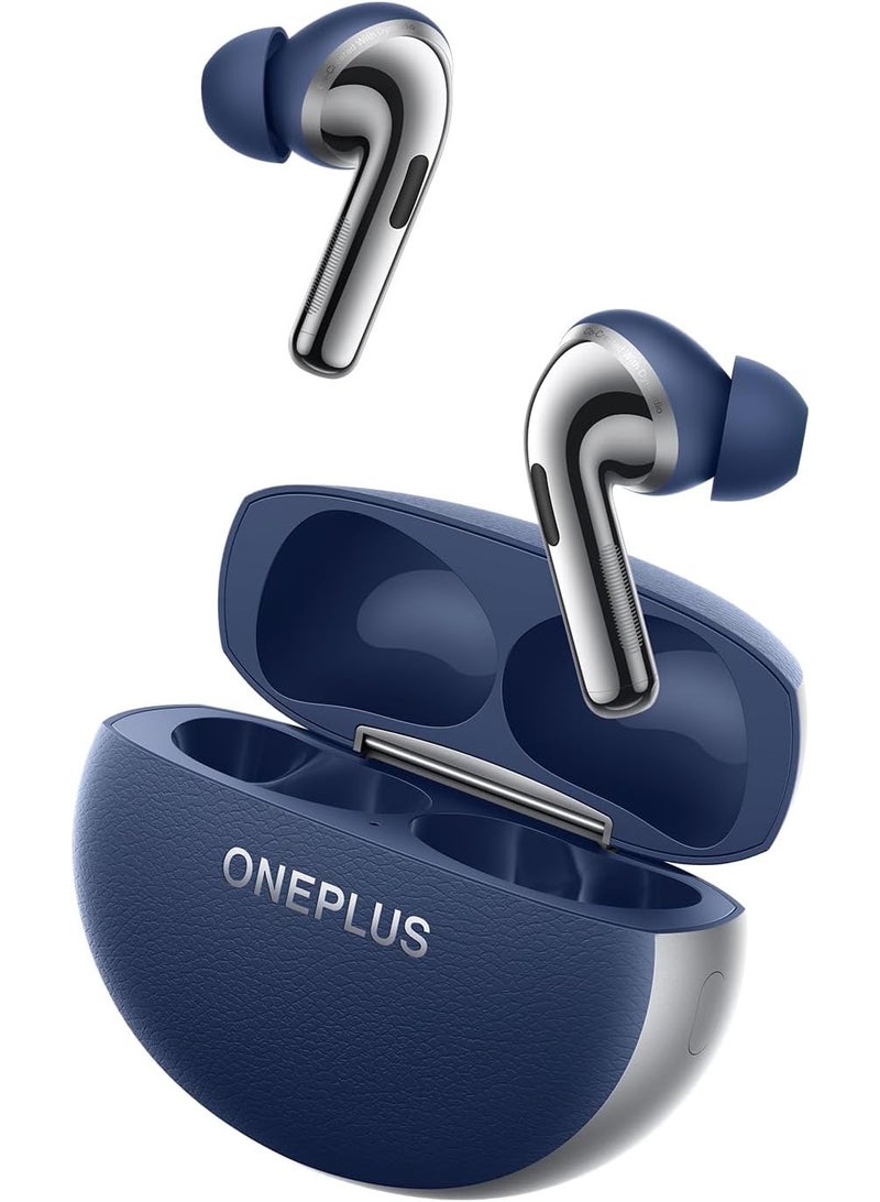 ون بلس سماعات أذن لاسلكية ONEPLUS Buds Pro 3، سماعات داخل الأذن ذات محركين، DAC مزدوج، EQs من Dynaudio، إلغاء الضوضاء التكيفي حتى 50dB، حتى 43 ساعة من عمر البطارية (أزرق ياقوتي) - Image 1
