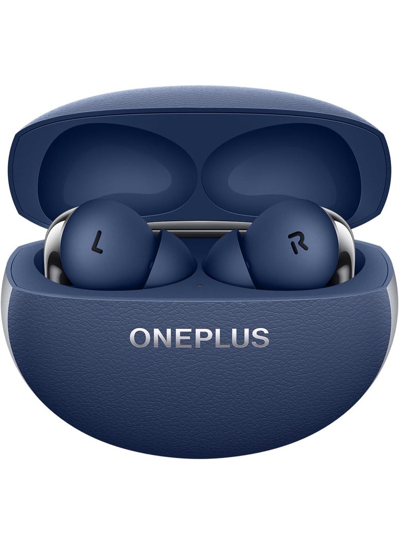 ون بلس سماعات أذن لاسلكية ONEPLUS Buds Pro 3، سماعات داخل الأذن ذات محركين، DAC مزدوج، EQs من Dynaudio، إلغاء الضوضاء التكيفي حتى 50dB، حتى 43 ساعة من عمر البطارية (أزرق ياقوتي) - Image 2