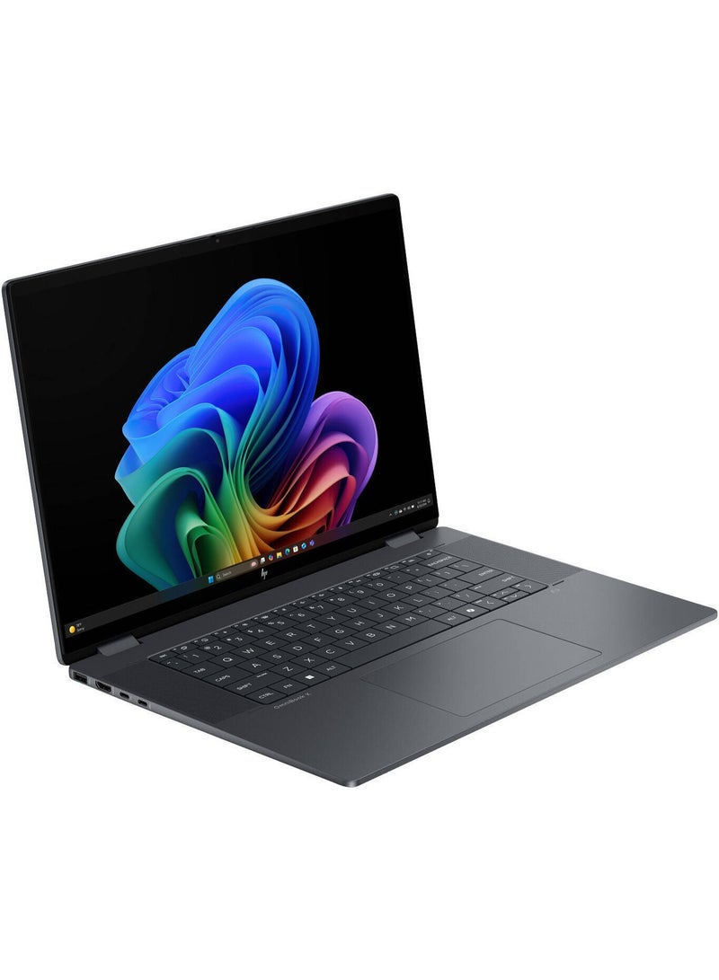 HP 16-as0043dx OmniBook X Flip 2-in-1 Laptop Next Gen AI, 16" 3K OLED Touch Display, Intel Core Ultra 9 288V, 32GB RAM, 2TB SSD, Intel Arc 140V GPU (8GB), English K/B, Win11 BZ0N2UA English Eclipse Gray - Image 2