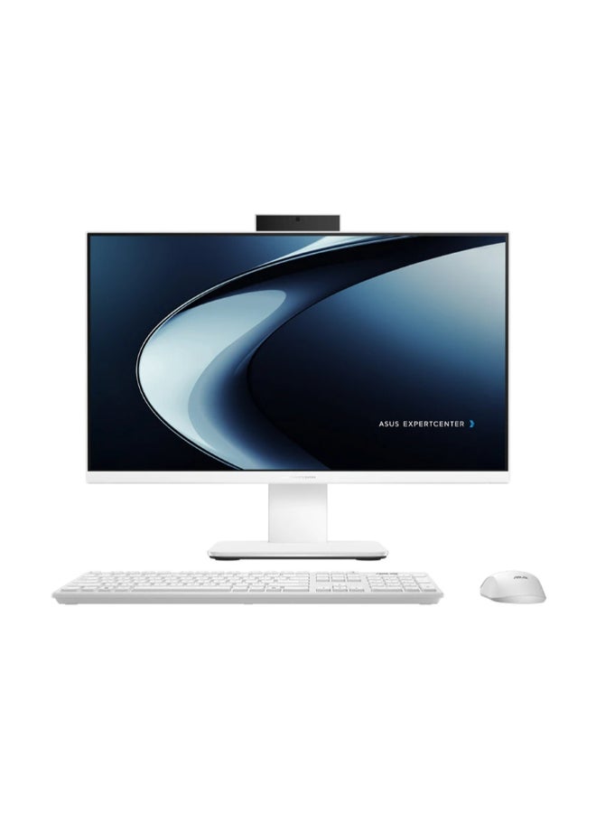 أسوس جهاز P440 المتكامل بشاشة 23.8 بوصة عالية الدقة بالكامل (1920×1080)، معالج Core 5 210H، ذاكرة وصول عشوائي 8 جيجابايت DDR5، قرص صلب SSD سعة 512 جيجابايت، لون أبيض الإنجليزية/العربية - Image 1