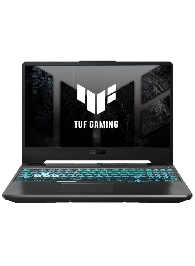 أسوس لابتوب TUF للألعاب (إصدار مطور) بشاشة 15.6 بوصة عالية الدقة بالكامل (1920x1080)، معالج AMD Ryzen 7-7445HS/ذاكرة وصول عشوائي 8 جيجابايت DDR5/قرص صلب SSD سعة 512 جيجابايت/بطاقة رسومات NVIDIA GeForce RTX 3050 سعة 4 جيجابايت/نظام تشغيل Windows 11/ الإنجليزية/العربية - Image 1