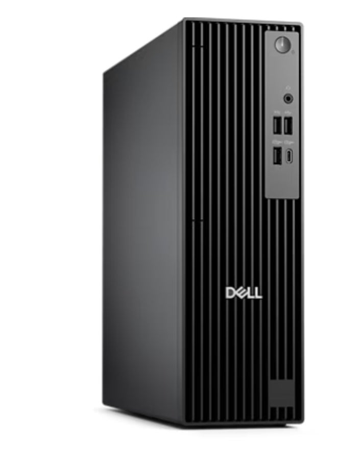 DELL Pro Slim QCS1250 With Intel Core Ultra 7 265 Processor/16GB RAM DDR5/512GB SSD/Integrated Graphics /DOS(Without Windows)/ Black - Image 1