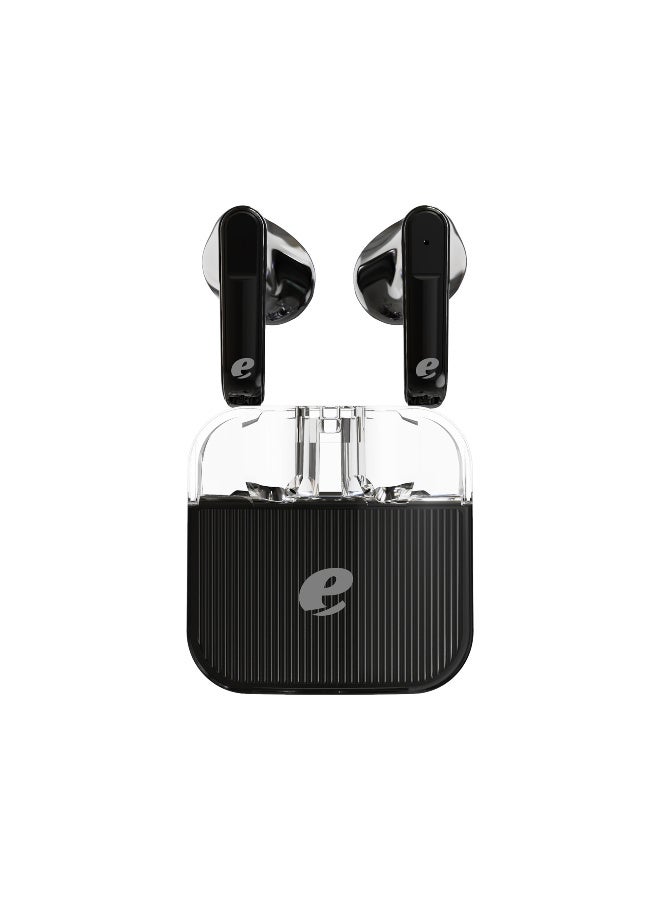 أيسر Wireless Earbuds – Transparent Design, Hi-Fi Surround Sound & Stable Connection - Universal Compatibility for iPhone, Samsung & Android - Black - Image 1