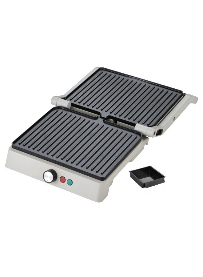 REBUNE Sandwich Warmer And Grill - 1800–2000 Watts - RE-5-098 2000 W RE-5-098 Beige - Image 3