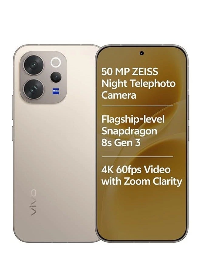vivo V70 Dual SIM Dune Gray 12GB RAM 256GB 5G- Middle East Version - Image 4
