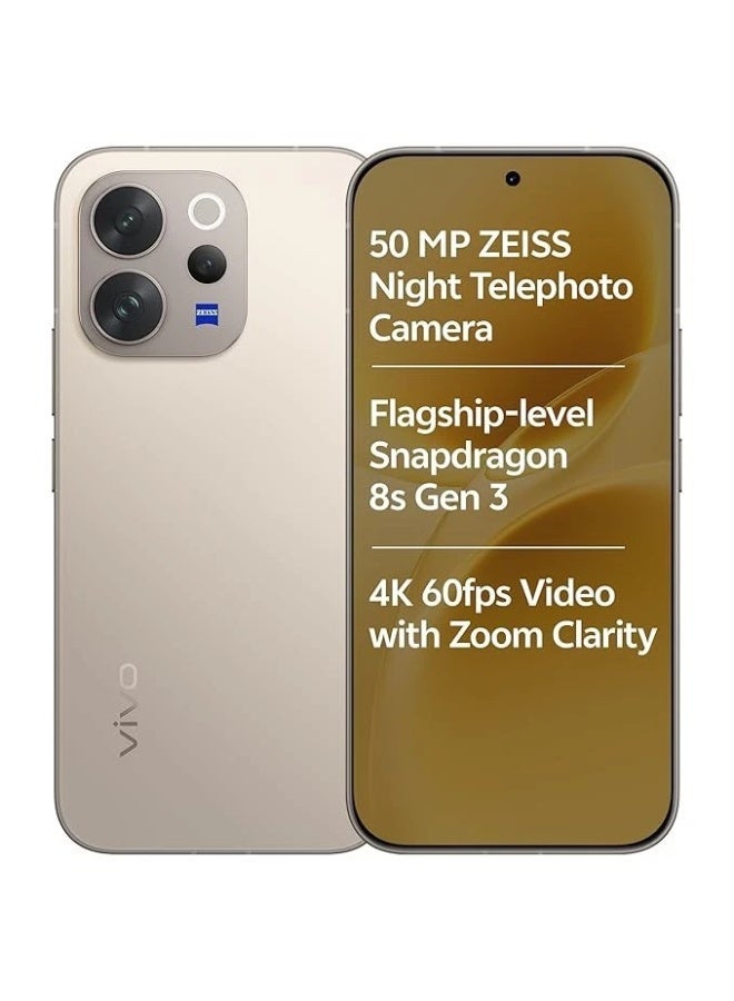 vivo V70 Dual SIM Dune Gray 12GB RAM 512GB 5G- Middle East Version - Image 3