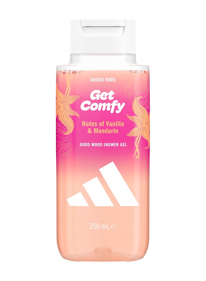 Adidas Vibes Get Comfy Shower Gel 250ml - Image 1