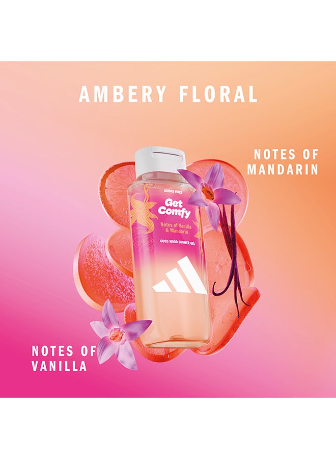 Adidas Vibes Get Comfy Shower Gel 250ml - Image 2