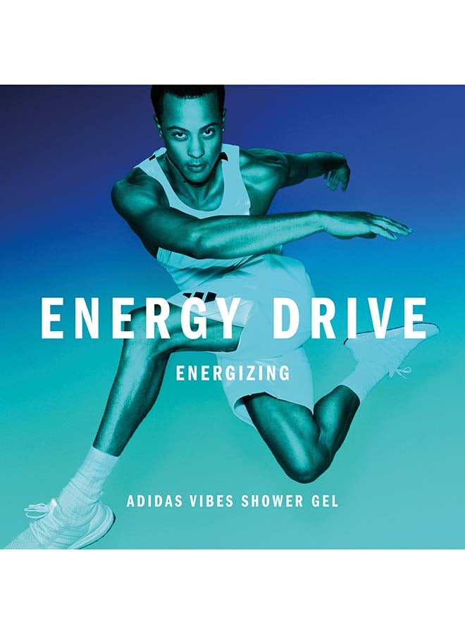 Adidas Vibes Energy Drive Shower Gel 250ml - Image 3