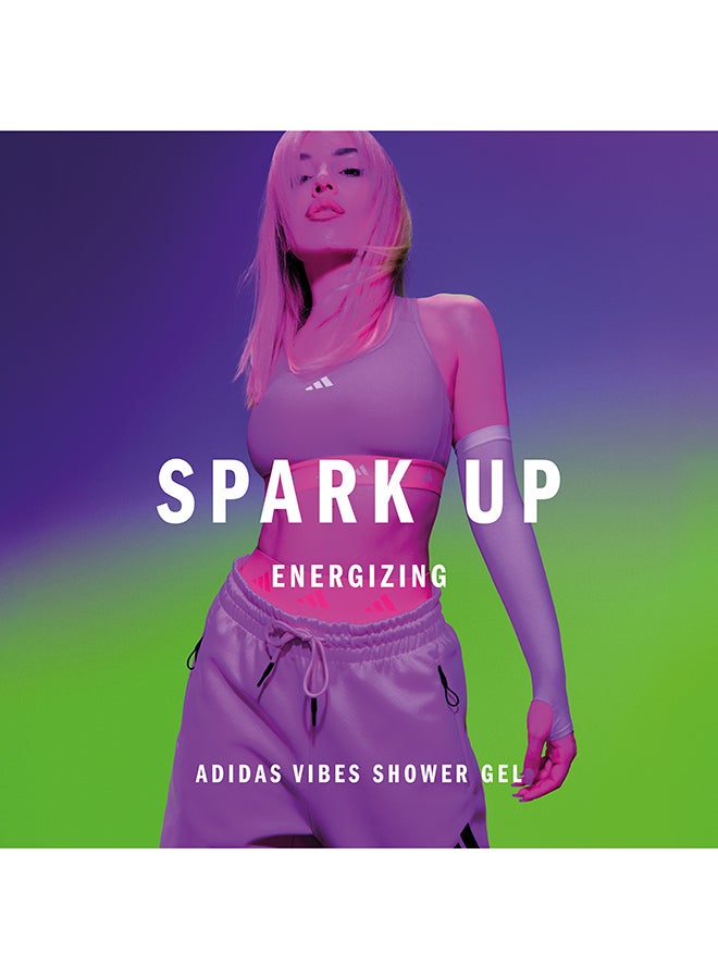Adidas Vibes Spark Up Shower Gel 400ml - Image 3