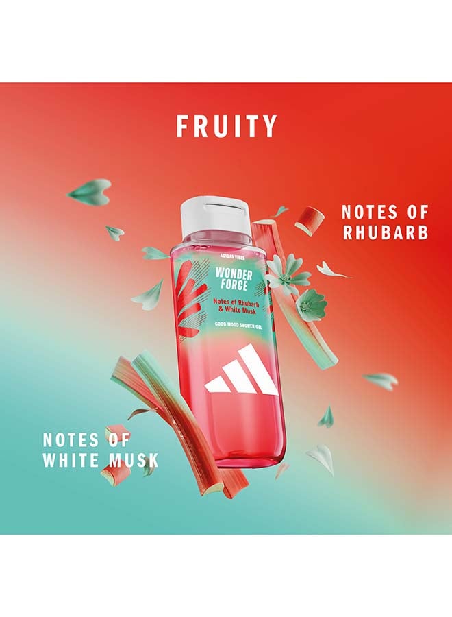 Adidas Vibes Wonder Force Shower Gel 400ml - Image 2