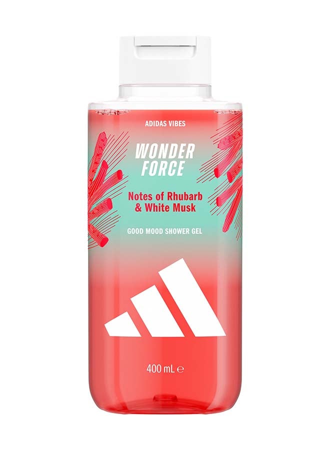 Adidas Vibes Wonder Force Shower Gel 400ml - Image 1