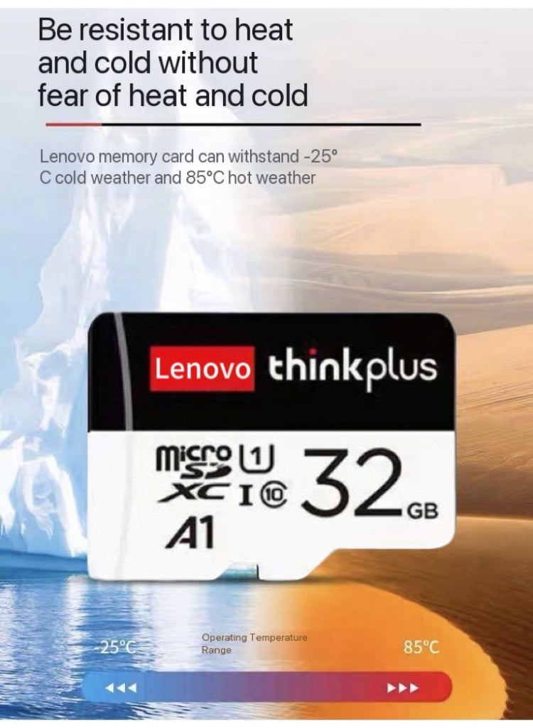 Lenovo Thinkplus 32GB U3 A1 High-Speed Micro SD Memory Card, Universal for Smartphones, Cameras and Dash Cams 32 GB - Image 4